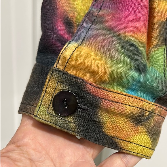 Like new - Javier SIMORRA Barcelona 100% Linen Bomber Jacket - Picture 7 of 13